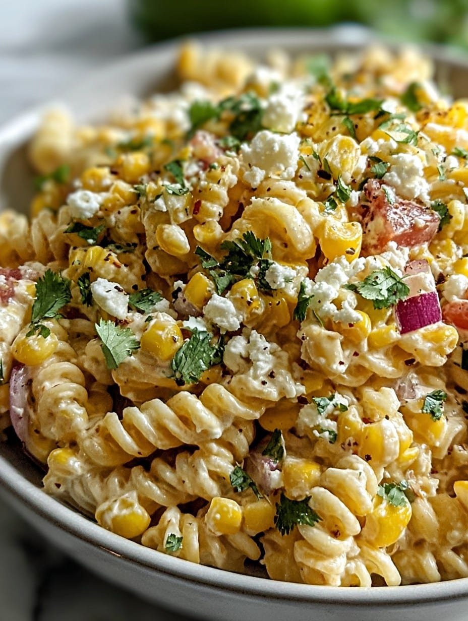 Mexican Street Corn Pasta Salad