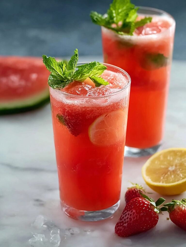 Strawberry Watermelon Lemonade