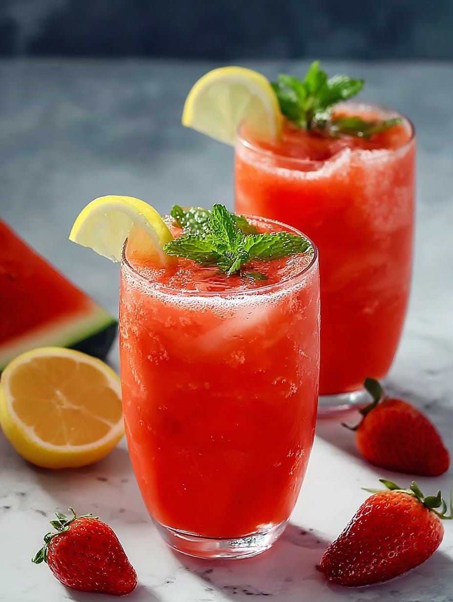 Strawberry Watermelon Lemonade