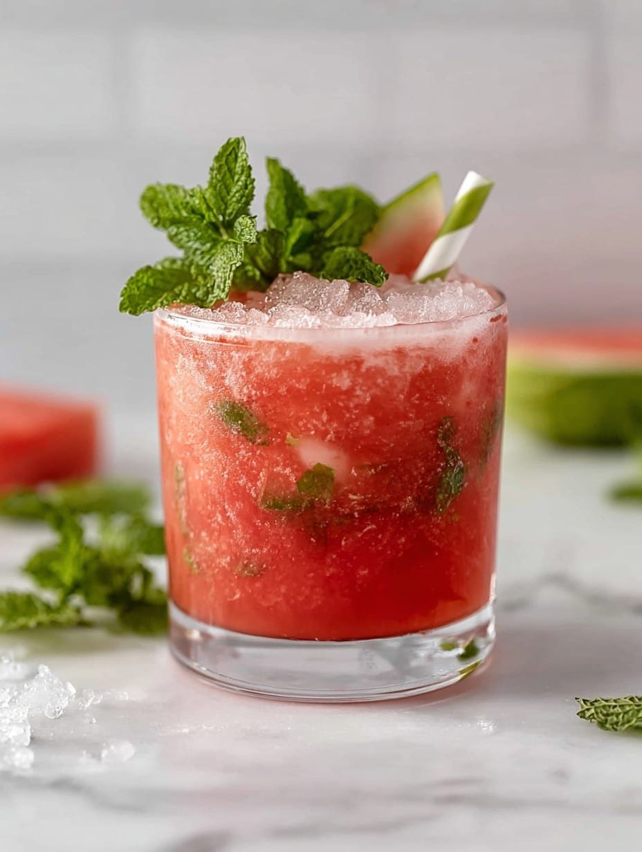 Watermelon Mint Mojito Mocktail