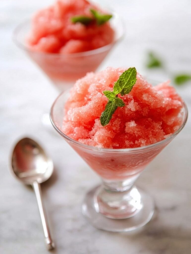 Watermelon Sorbet & Granita