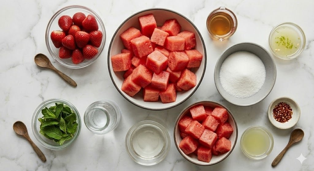 Watermelon Sorbet & Granita