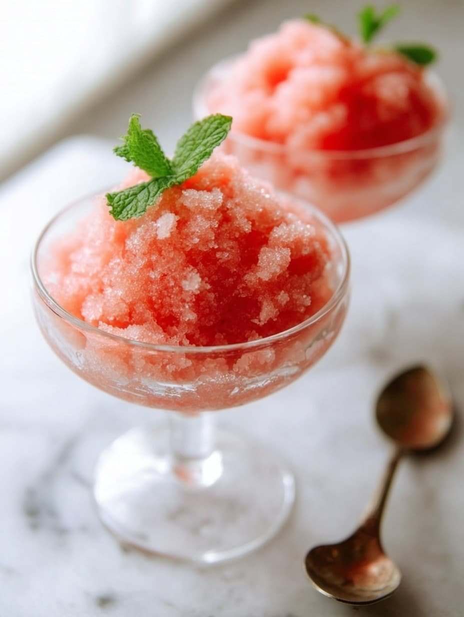 Watermelon Sorbet & Granita